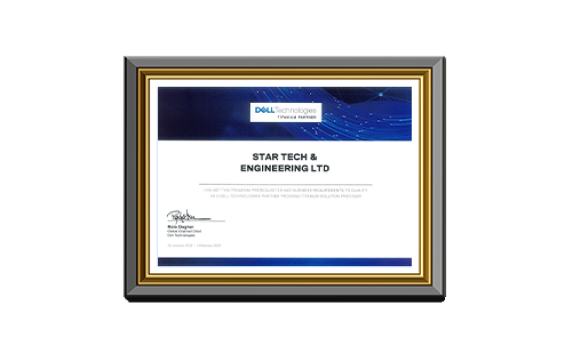 Dell Technologies partner program Titanium SolutionÂ Provider.