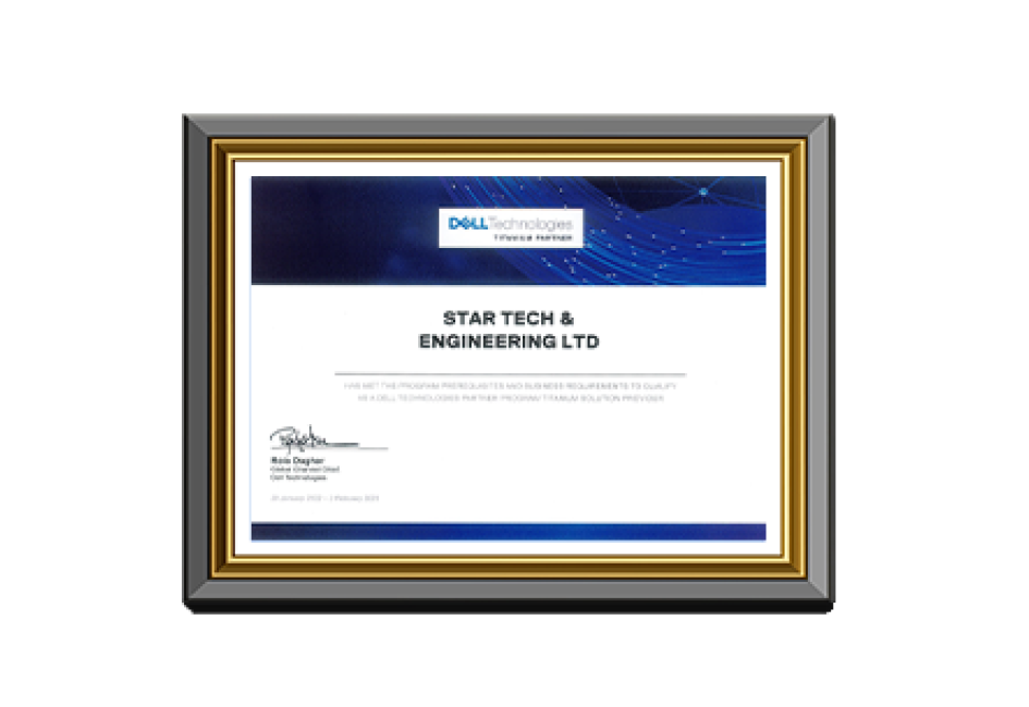 Dell Technologies partner program Titanium SolutionÂ Provider.