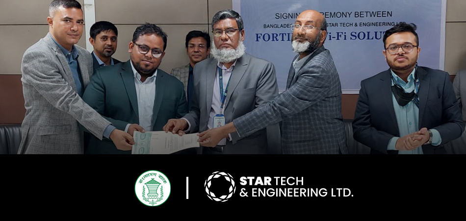 Agreement signing between Star Tech  and Bangladesh Bank