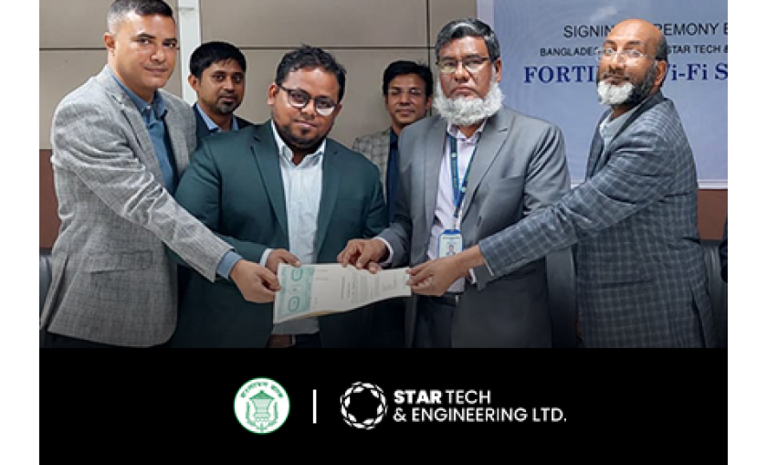 Agreement signing between Star Tech  and Bangladesh Bank