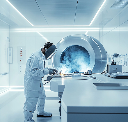 Business professionals in meeting discussion